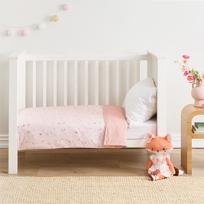 bb&b Kids Dancers Cotton Cot Cover bb&b Kids Dancers Cotton Cot Cover
