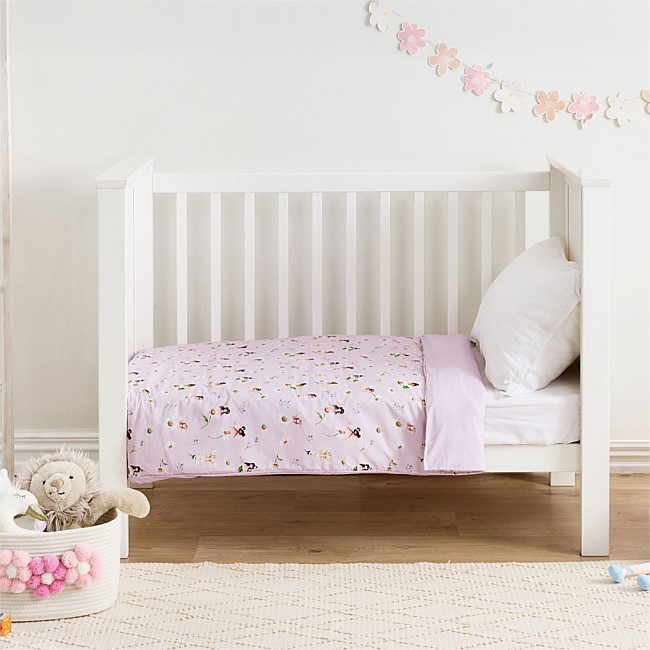 bb&b Kids Meadow Cotton Cot Cover bb&b Kids Meadow Cotton Cot Cover