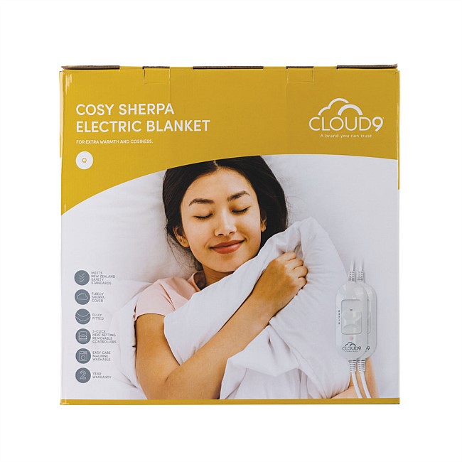 Cloud 9 Cosy Sherpa Electric Blanket Cloud 9 Cosy Sherpa Electric Blanket