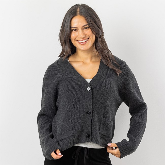 Simple & Sunday Lounge Button Pocket Cardi 