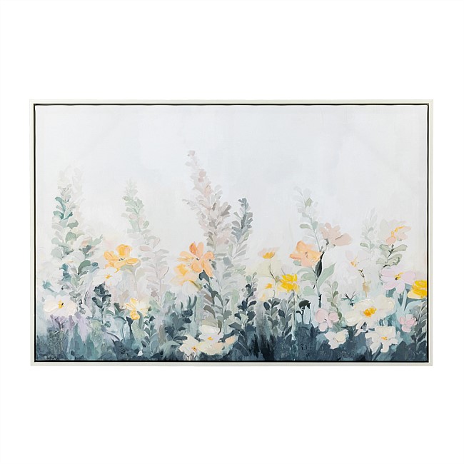 Gracious Living Field Of Flowers Canvas Wall Art Gracious Living Field Of Flowers Canvas Wall Art