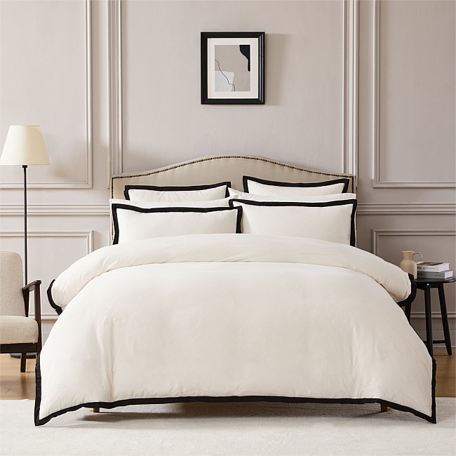 Cove Taylor Cotton Duvet Cover Set Cove Taylor Cotton Duvet Cover Set