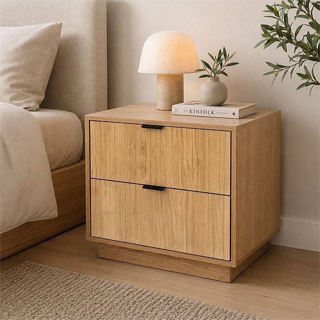 Design Plus Tides Fluted Bedside Table Design Plus Tides Fluted Bedside Table