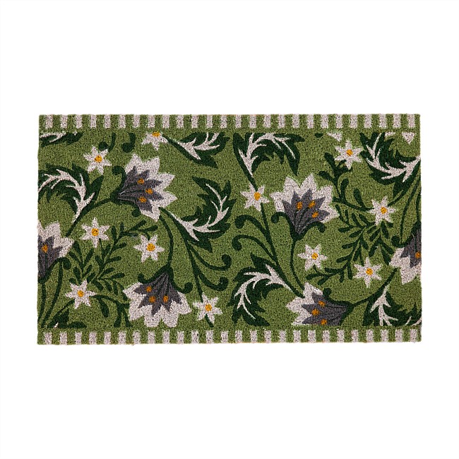 Gracious Living Grace Floral Coir Mat 