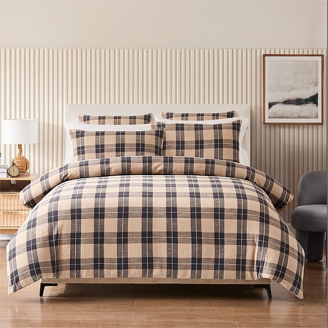 Fieldcrest Ohio Yarn Dyed Cotton Duvet Cover Set