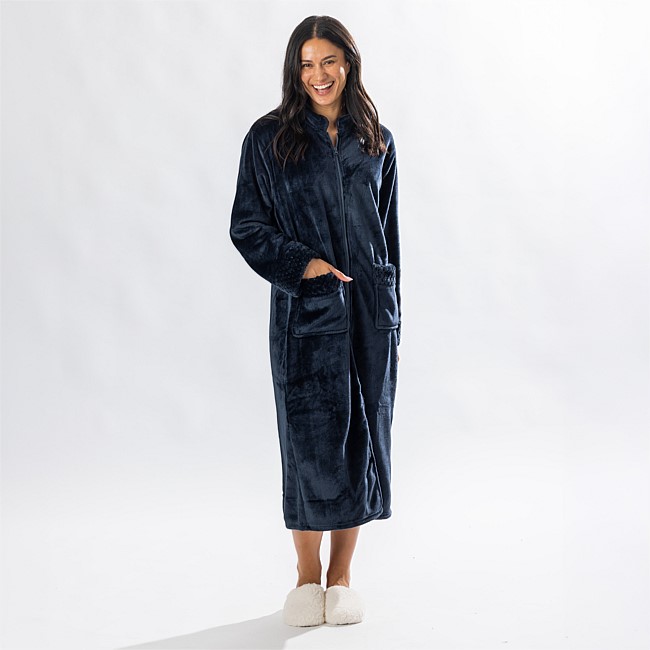 Solace Zip Front Bathrobe 