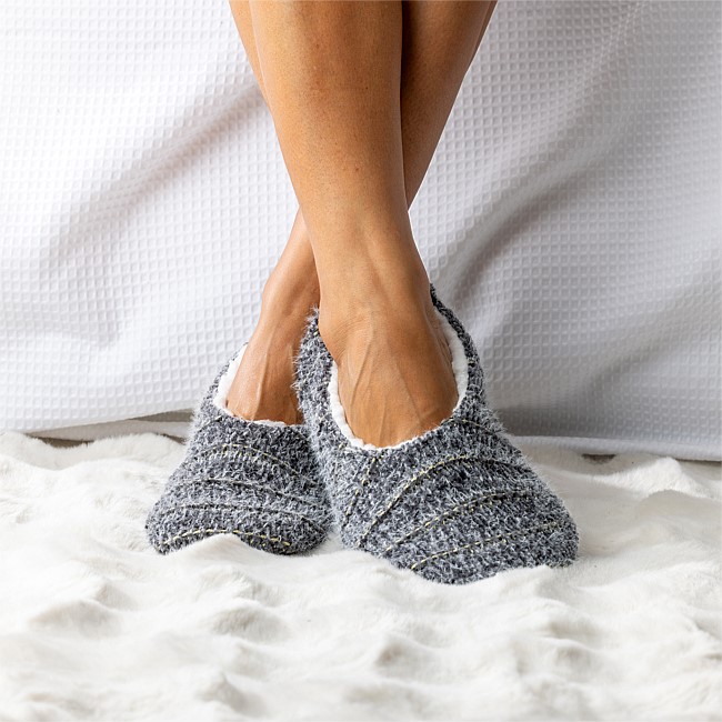 Gracious Living Lurex Cosy Slipper Gracious Living Lurex Cosy Slipper