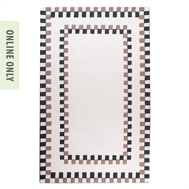 Marlo Ryker Border Wool Rug 200x300cm 