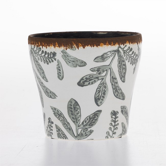 Gracious Living Rina Planter Pot Grey 