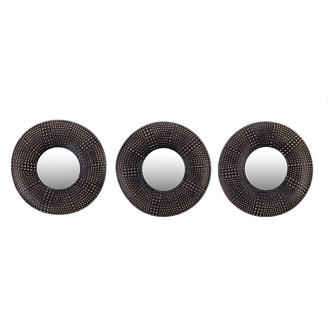 Home Co. Nador 3pc Mirror Set Honeycomb Home Co. Nador 3pc Mirror Set Honeycomb