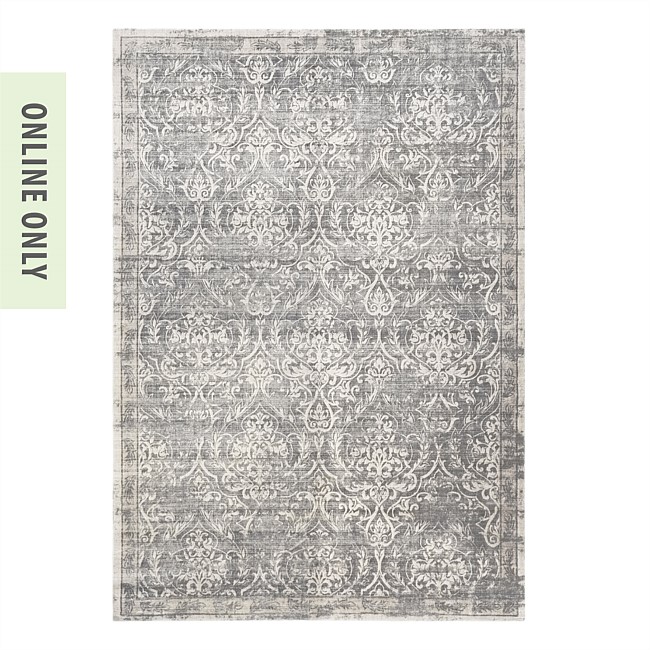 Gracious Living Devon Rug Silver 200 x 300cm Gracious Living Devon Rug Silver 200 x 300cm