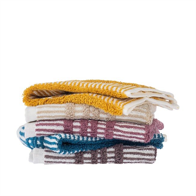 Fieldcrest Monisa Stripe Face Cloth 530gsm Fieldcrest Monisa Stripe Face Cloth 530gsm