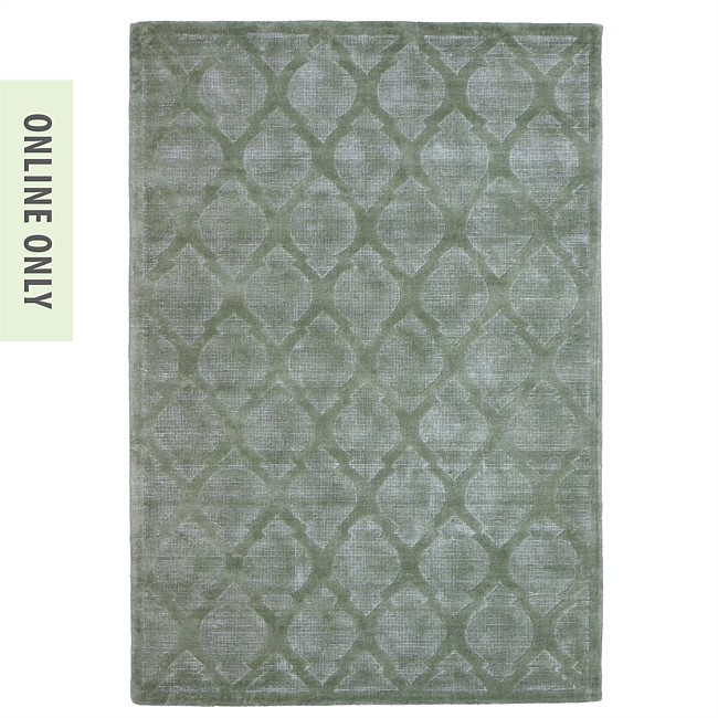 Design Republique Holiday Sage Viscose Rug 200x300cm Design Republique Holiday Sage Viscose Rug 200x300cm
