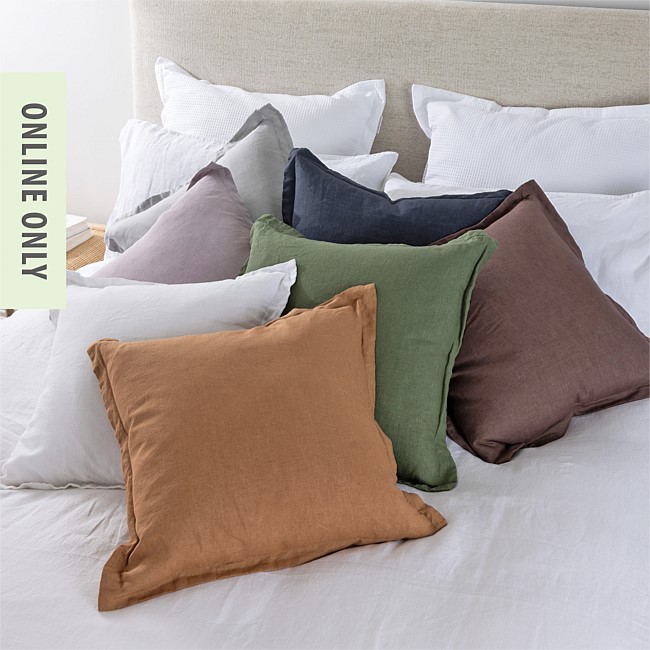  Ecoanthology 100% French Flax Linen Feather Fill Cushion
