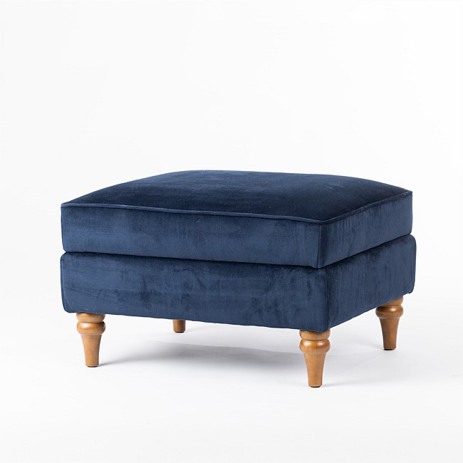 Gracious living Florence Velvet Ottoman