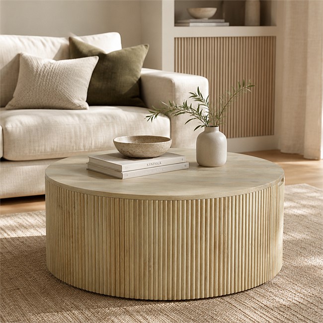Cove Mango Wood Storage Coffee Table