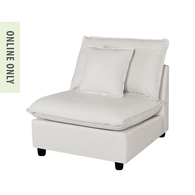 Design Republique Oakley Modular Armless Chair Natural 