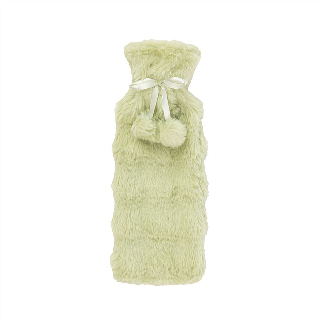 Hush Faux Fur Ribbed Midi Hot Water Bottle With Cover 0.9L Hush Faux Fur Ribbed Midi Hot Water Bottle With Cover 0.9L