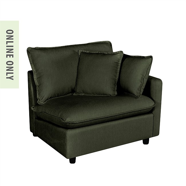 Design Republique Oakley Modular Right Hand Chair Moss Design Republique Oakley Modular Right Hand Chair Moss