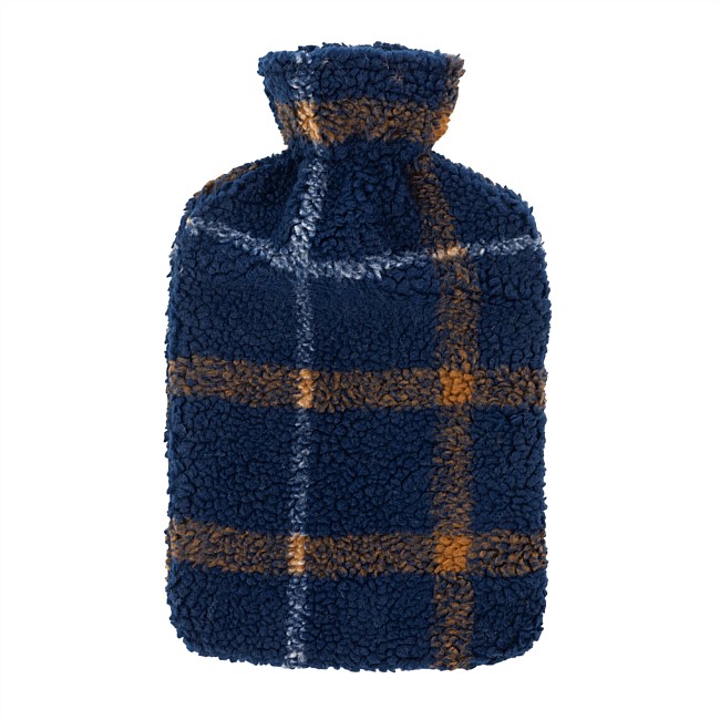 Hush Grid Hot Water Bottle Cover 1.7L