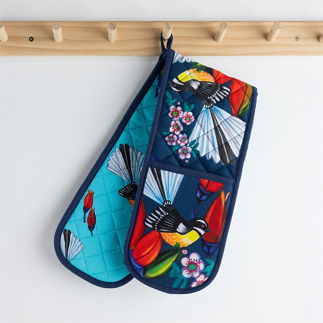 Design Plus Kiwiana Piwakawaka Double Glove Design Plus Kiwiana Piwakawaka Double Glove