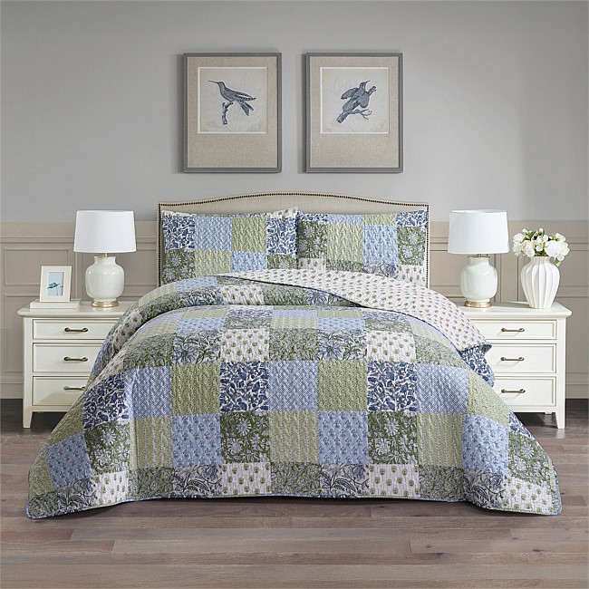 Solace Monisa Patchwork Coverlet Set