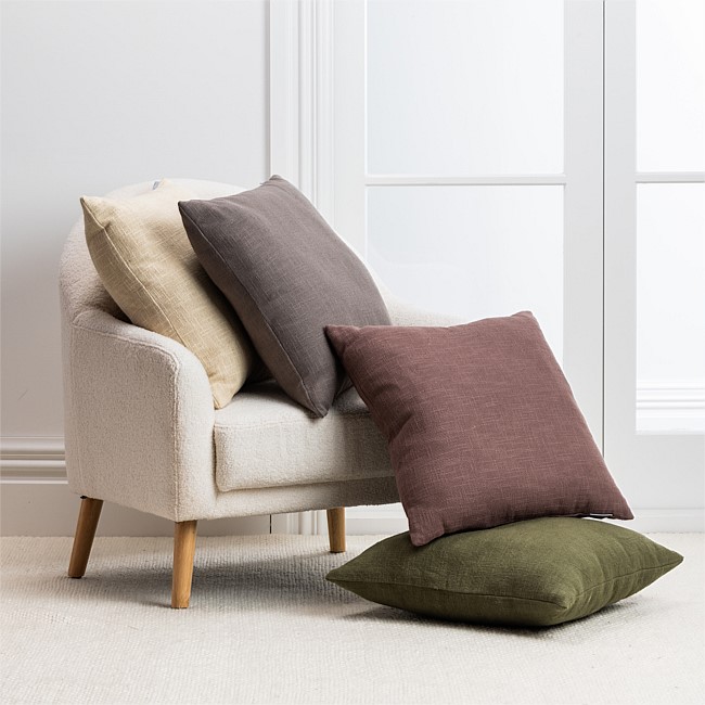 Design Republique Taro Cotton Slub Cushion Design Republique Taro Cotton Slub Cushion