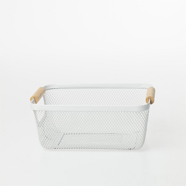 Home Co. Cassius Bathroom Storage Basket White