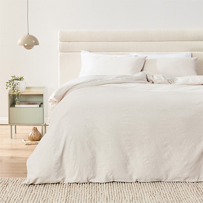 Gracious Living Luna Cotton Duvet Cover Set 