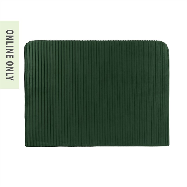 Design Republique Emerald Pleated Velvet Headboard Queen