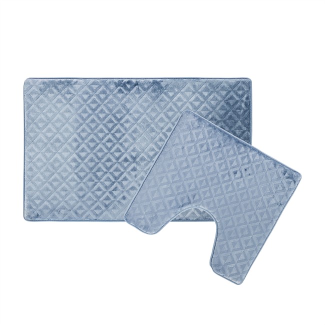 Home Co. Aroha 2 Pack Bathmat Set Home Co. Aroha 2 Pack Bathmat Set