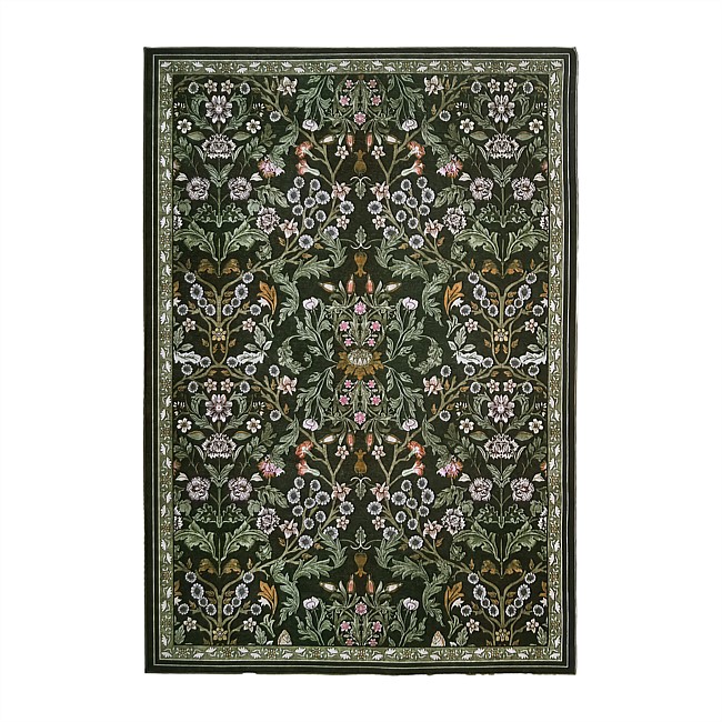 Design Republique Raya Chenille Print Rug 160 x 230cm Design Republique Raya Chenille Print Rug 160 x 230cm