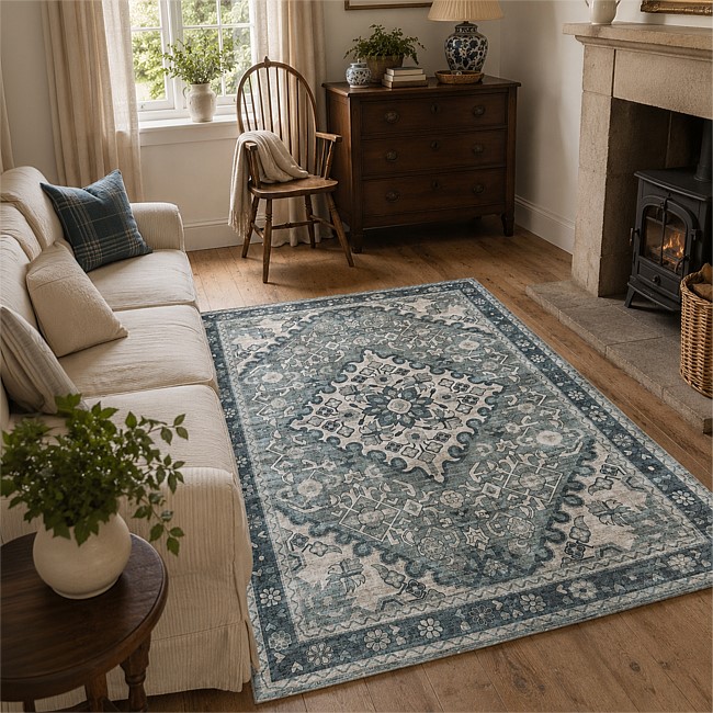 Design Republique Aurora Chenille Print Rug 160 x 230cm Design Republique Aurora Chenille Print Rug 160 x 230cm