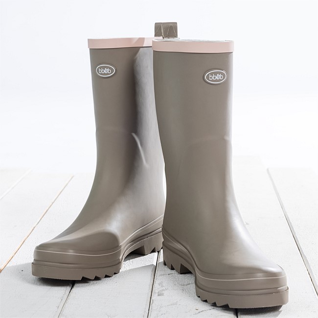 Outsidings Mid-Calf Rose Taupe  Gumboot 