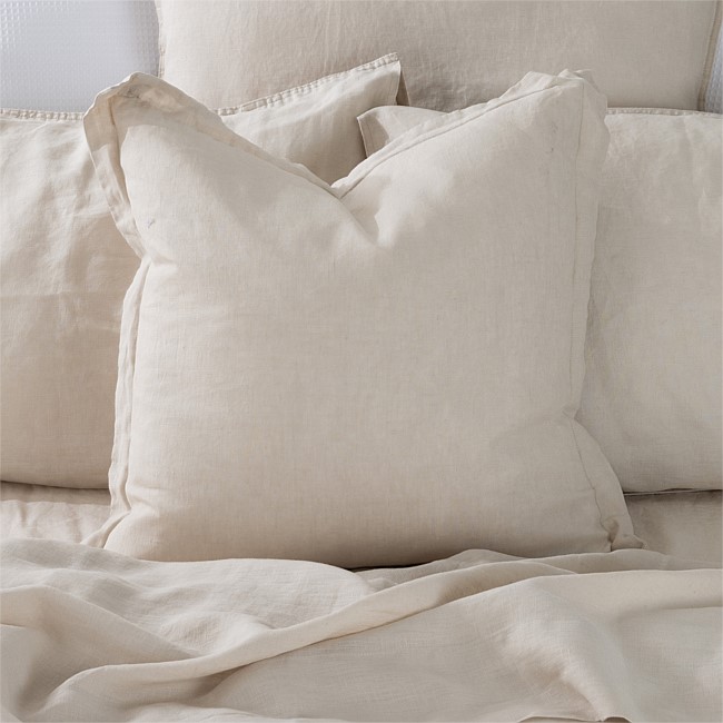  Ecoanthology 100% French Flax Linen Feather Fill Cushion