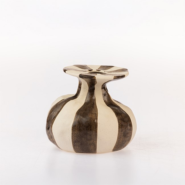 Fieldcrest Cleo Stripe Bloom Bud Vase Fieldcrest Cleo Stripe Bloom Bud Vase