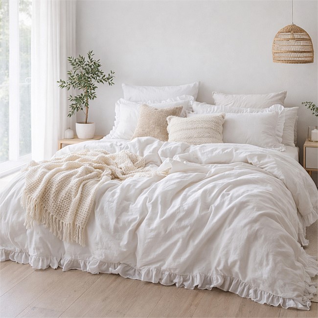 Home Co. Oakley Washed Duvet Cover Set