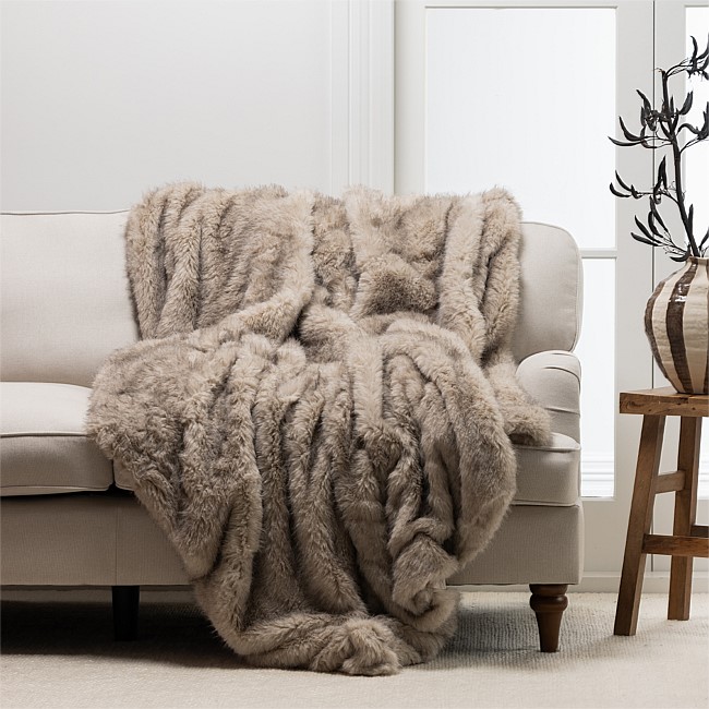 Design Republique Arctic Faux Fur Blanket