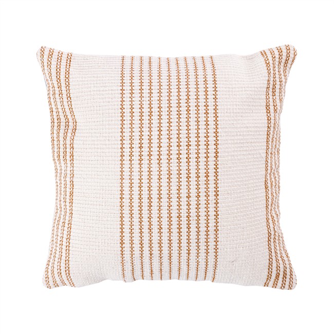 Design Republique Harris Stripe Cushion Rust Design Republique Harris Stripe Cushion Rust