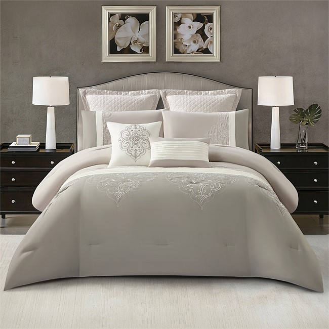 Solace Lydia 7 Piece Comforter Set Solace Lydia 7 Piece Comforter Set