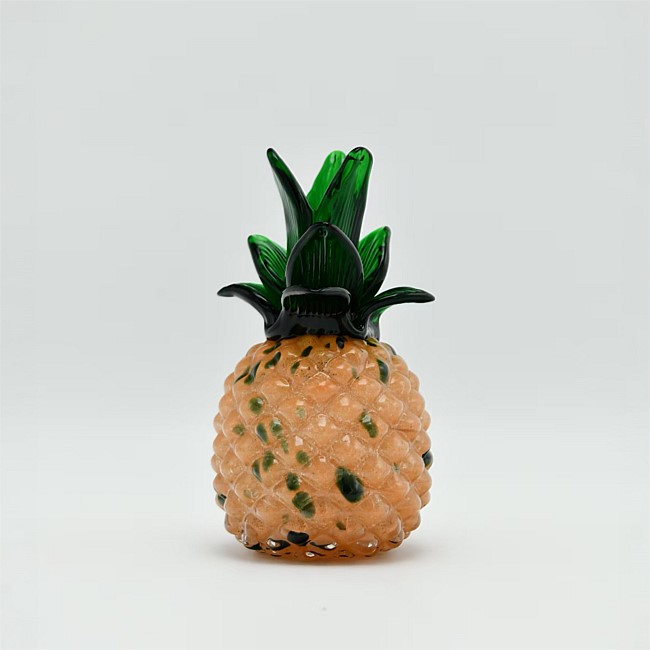 Gracious Living Etoile Glass Pineapple Decor Small