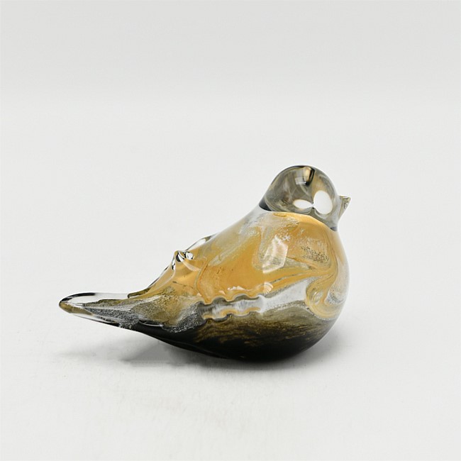 Gracious Living Etoile Glass Goldie Bird