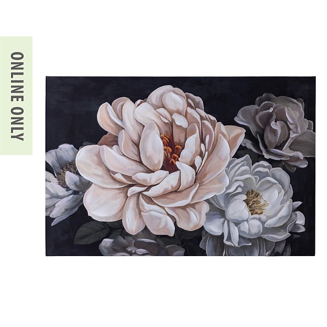 Gracious Living White Florals Wall Art Gracious Living White Florals Wall Art