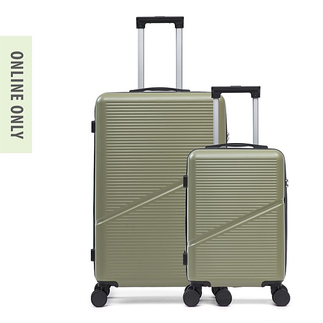 bb&b Travel Teller 2 Piece Luggage Set Sage