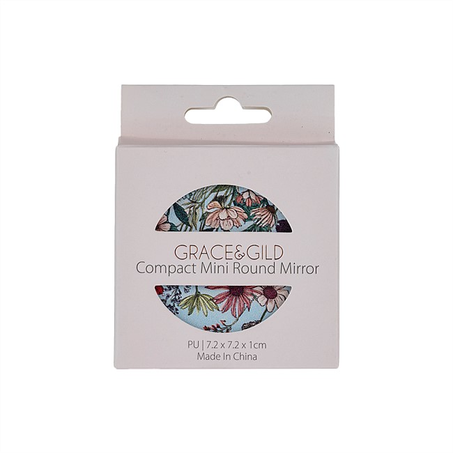 Grace & Gild Compact Mini Round Mirror Meadow Grace & Gild Compact Mini Round Mirror Meadow