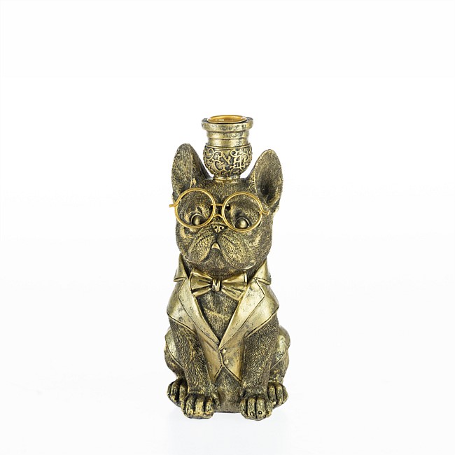 Design Republique Bulldog Candleholder Design Republique Bulldog Candleholder