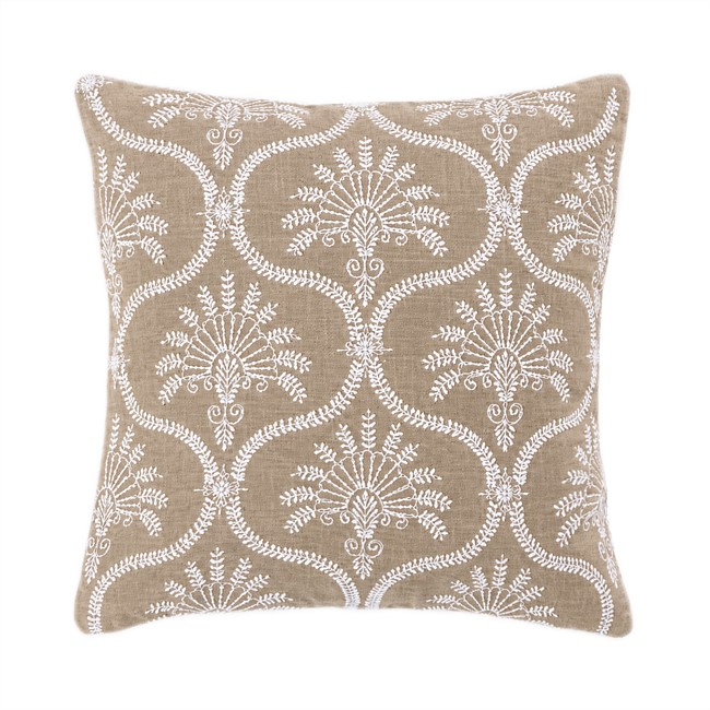 Design Republique Camila Embroidered Cushion