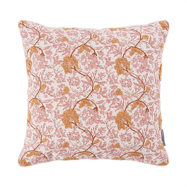 Design Republique Camila Floral Cushion Honey