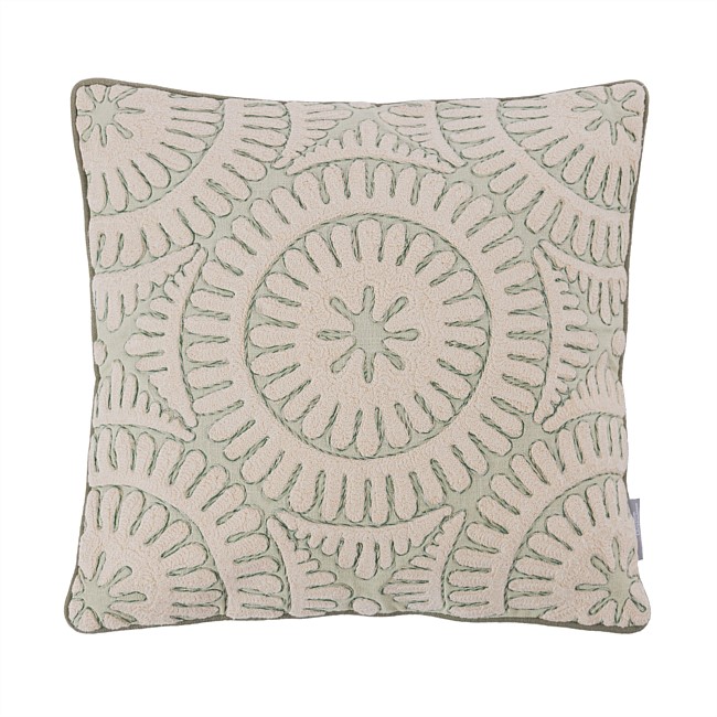 Design Republique Camila Emroidered Circle Cushion