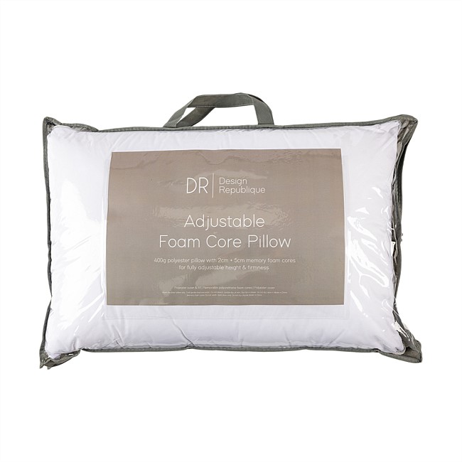 Design Republique Adjustable Foam Core Pillow Design Republique Adjustable Foam Core Pillow